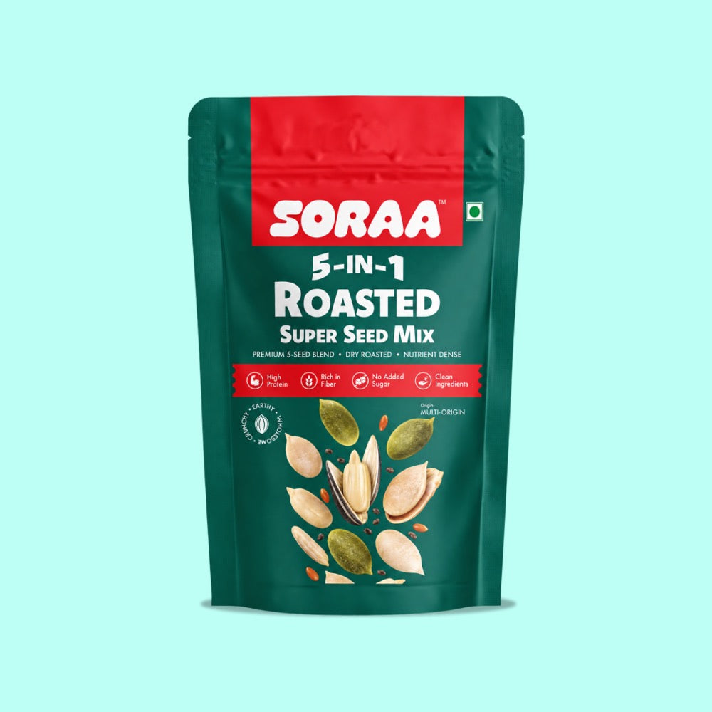SORAA 5-in-1 Roasted Super Seed Mix