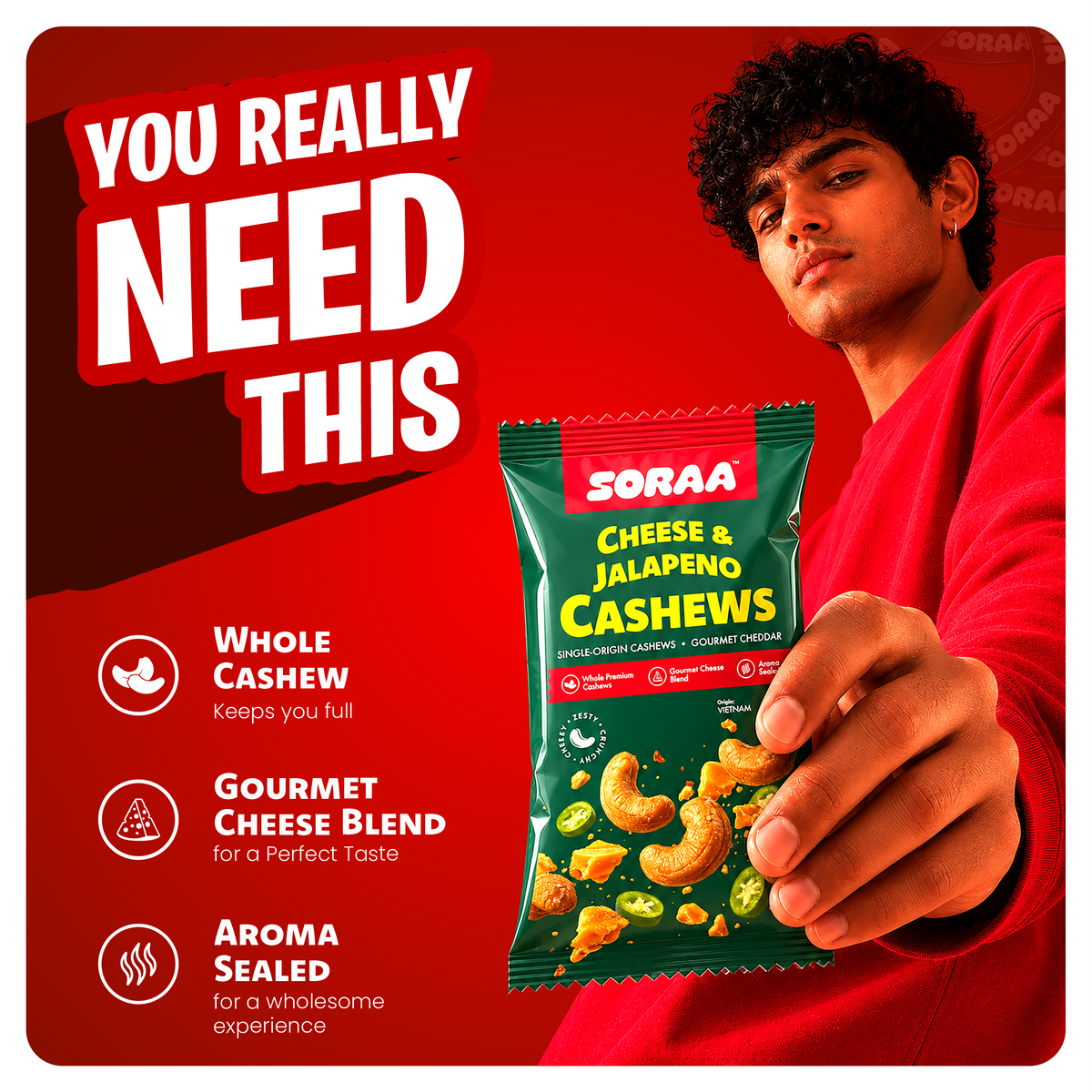 Cheese & Jalapeno Cashews