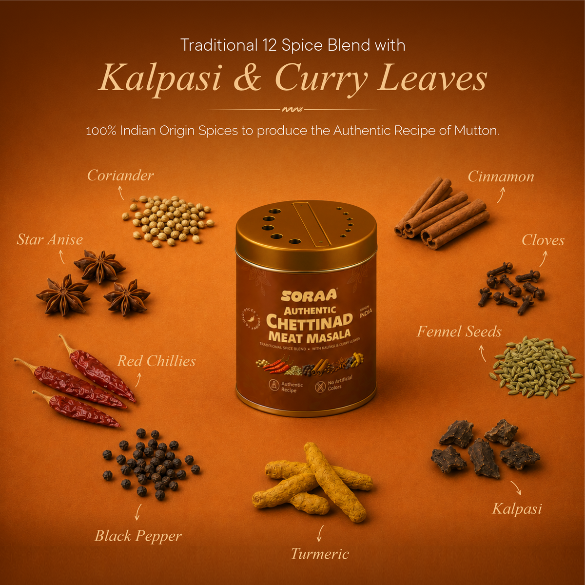 Authentic Chettinad Meat Masala