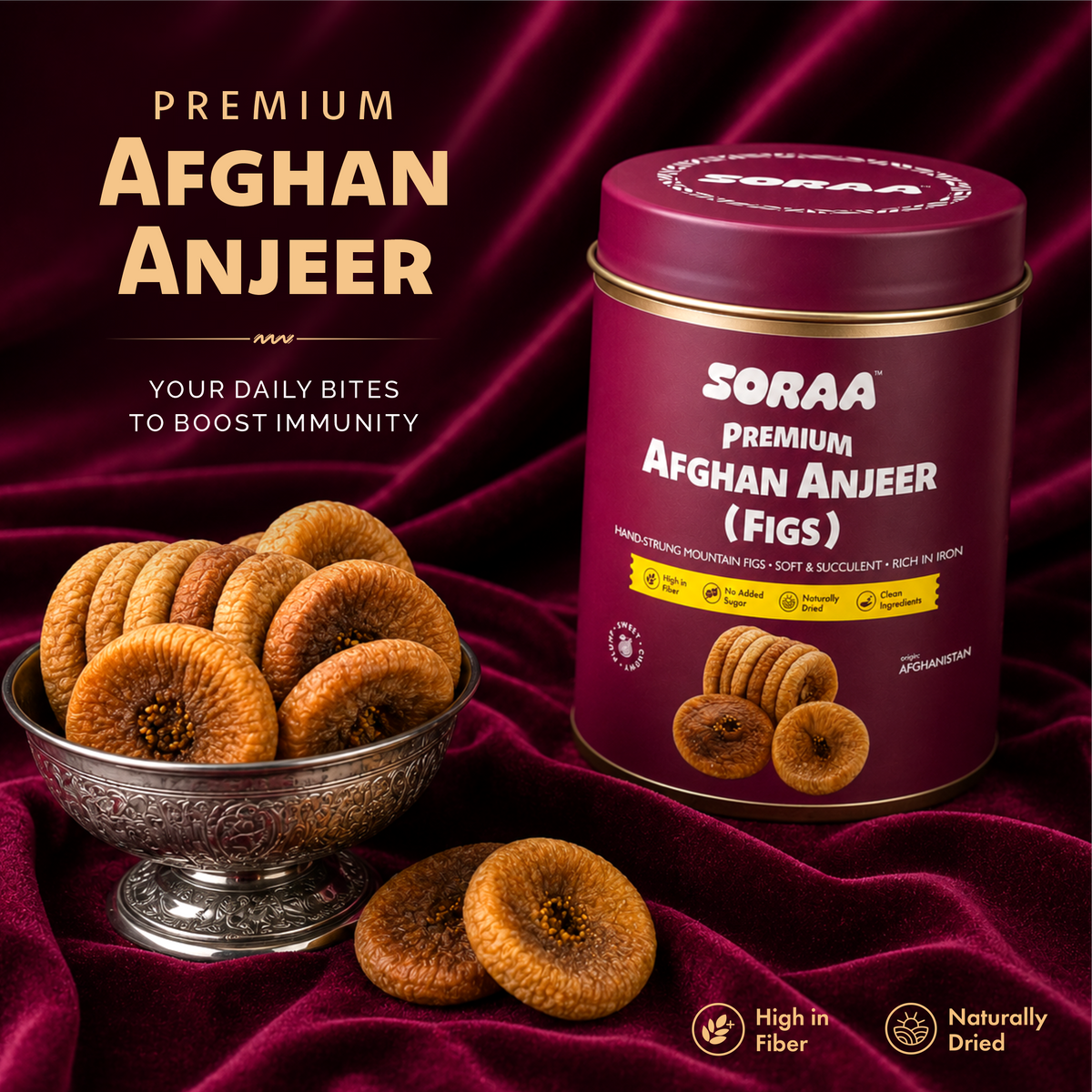 Premium Afghan Anjeer (Figs)