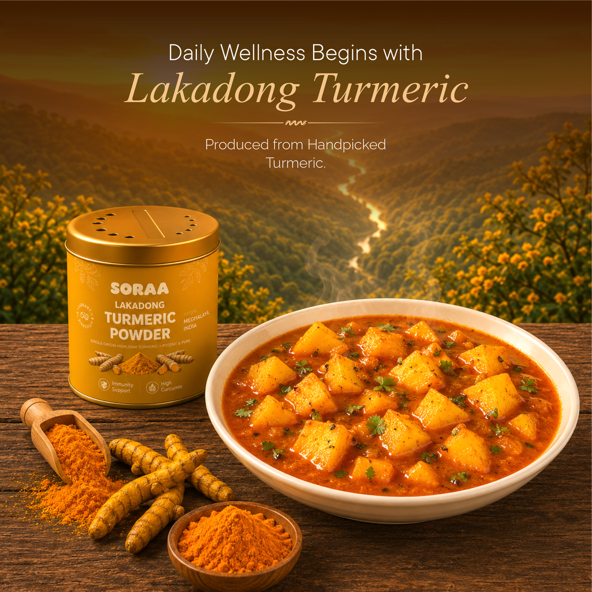 Lakadong Turmeric Powder