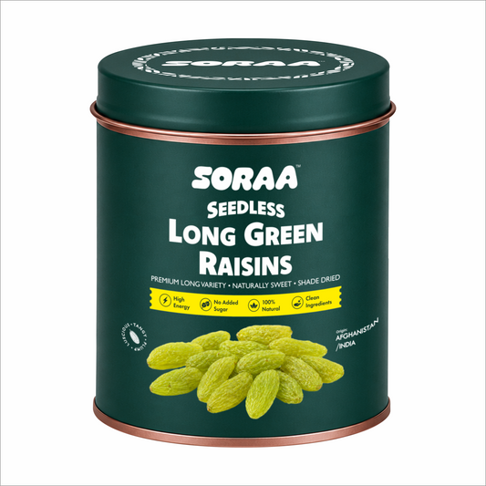 Seedless Long Green Raisins