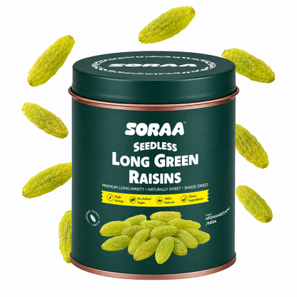 Seedless Long Green Raisins