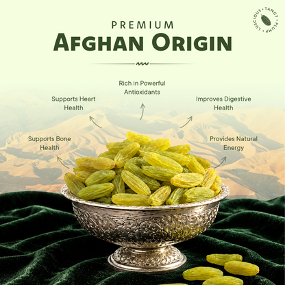 Seedless Long Green Raisins