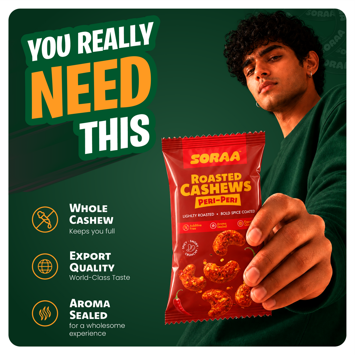 Peri-Peri Roasted Cashews