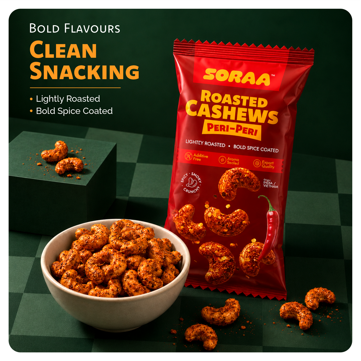 Peri-Peri Roasted Cashews