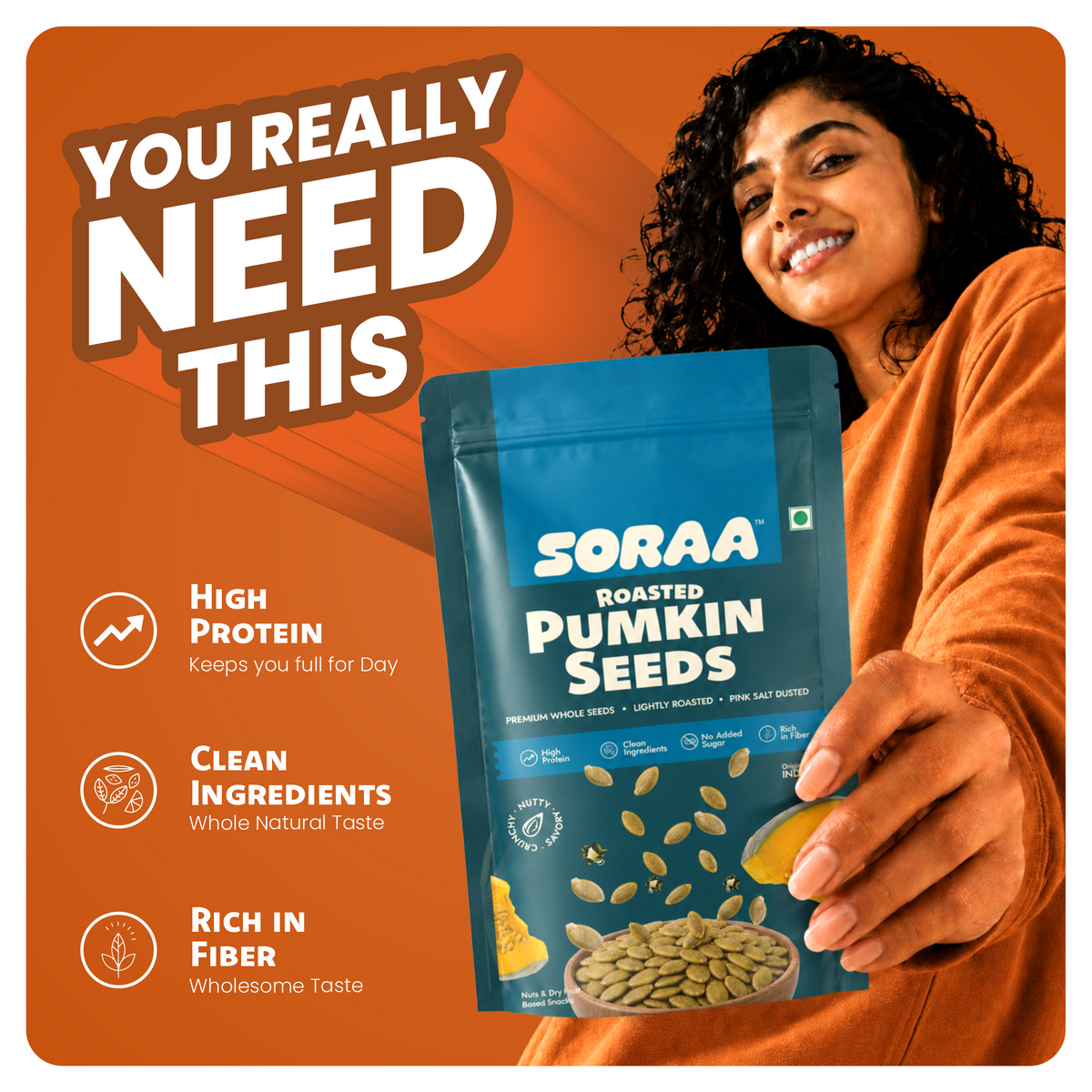 Roasted & Salted Pumpkin Seeds