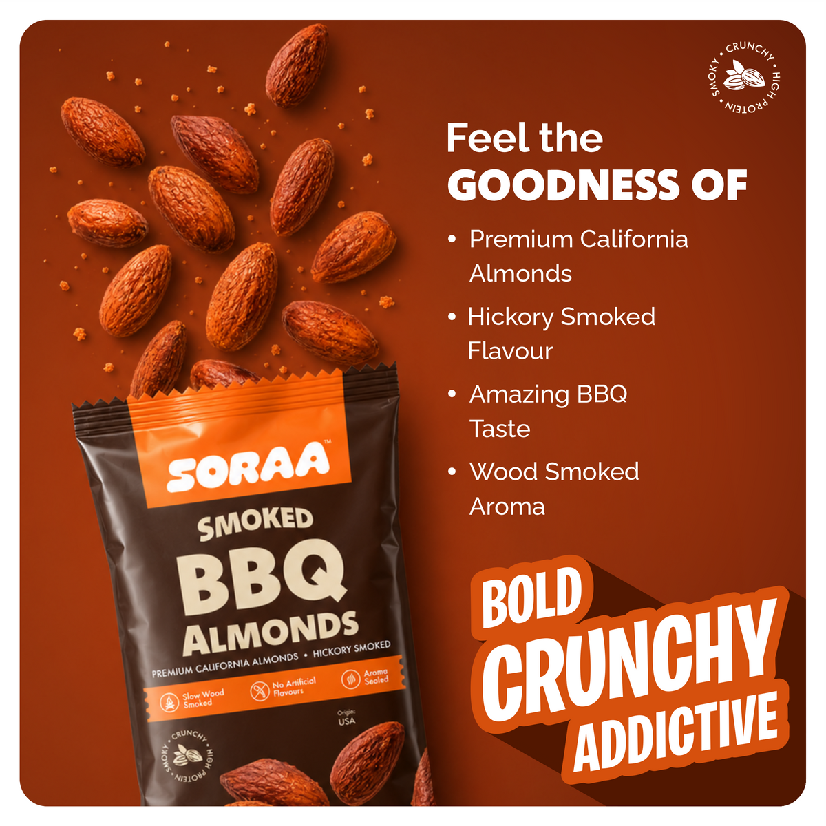 Smoked BBQ Almonds