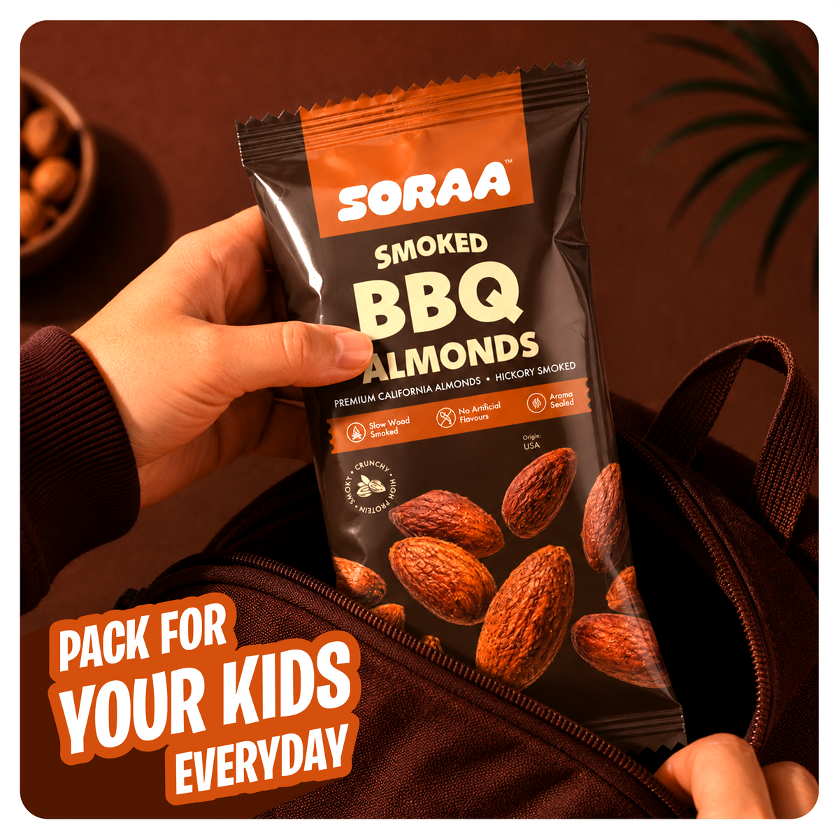 Smoked BBQ Almonds