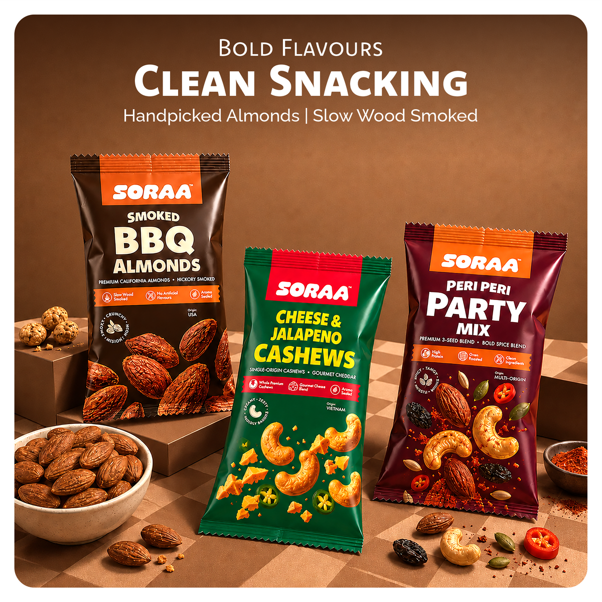 Smoked BBQ Almonds