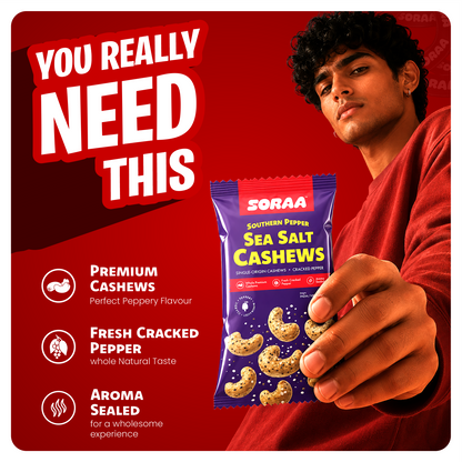 Southern Pepper & Sea Salt Cashews