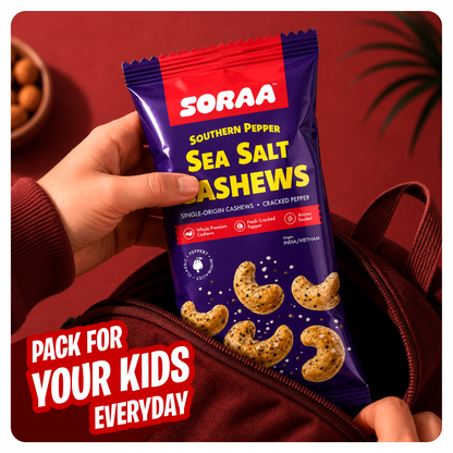Southern Pepper & Sea Salt Cashews
