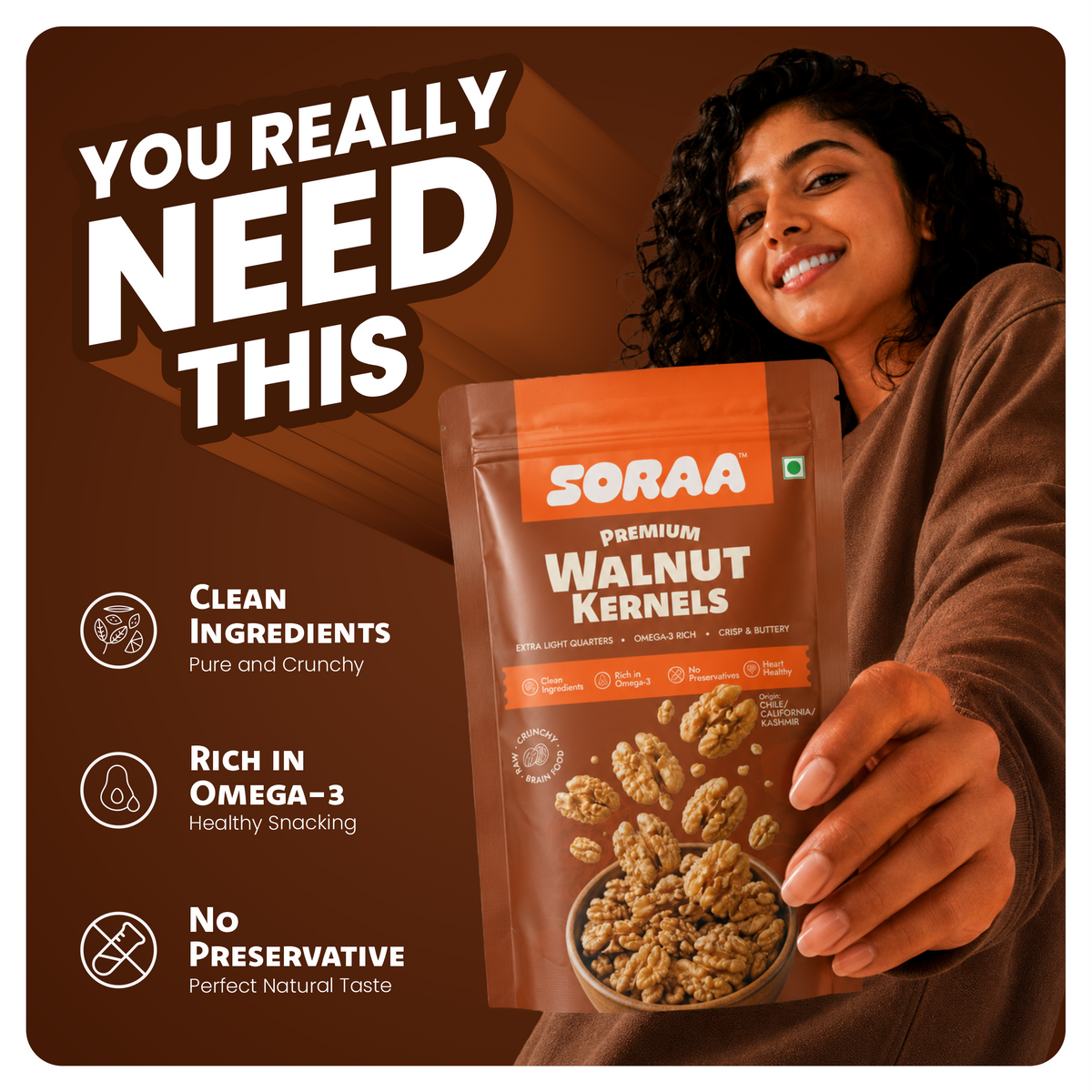 Premium Walnut Kernels (Akhrot)